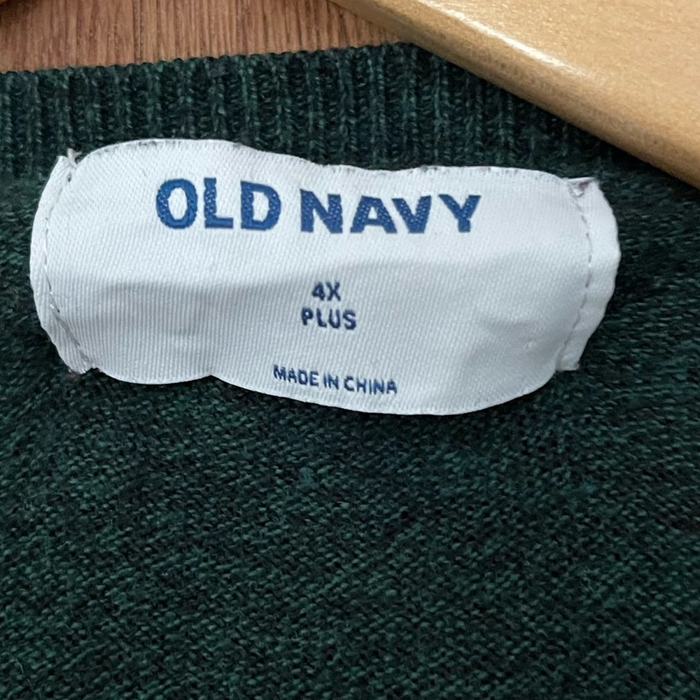 Old navy forest green cardigan 4x